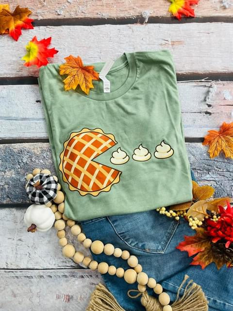 PAC MAN PIE - DTF TRANSFER