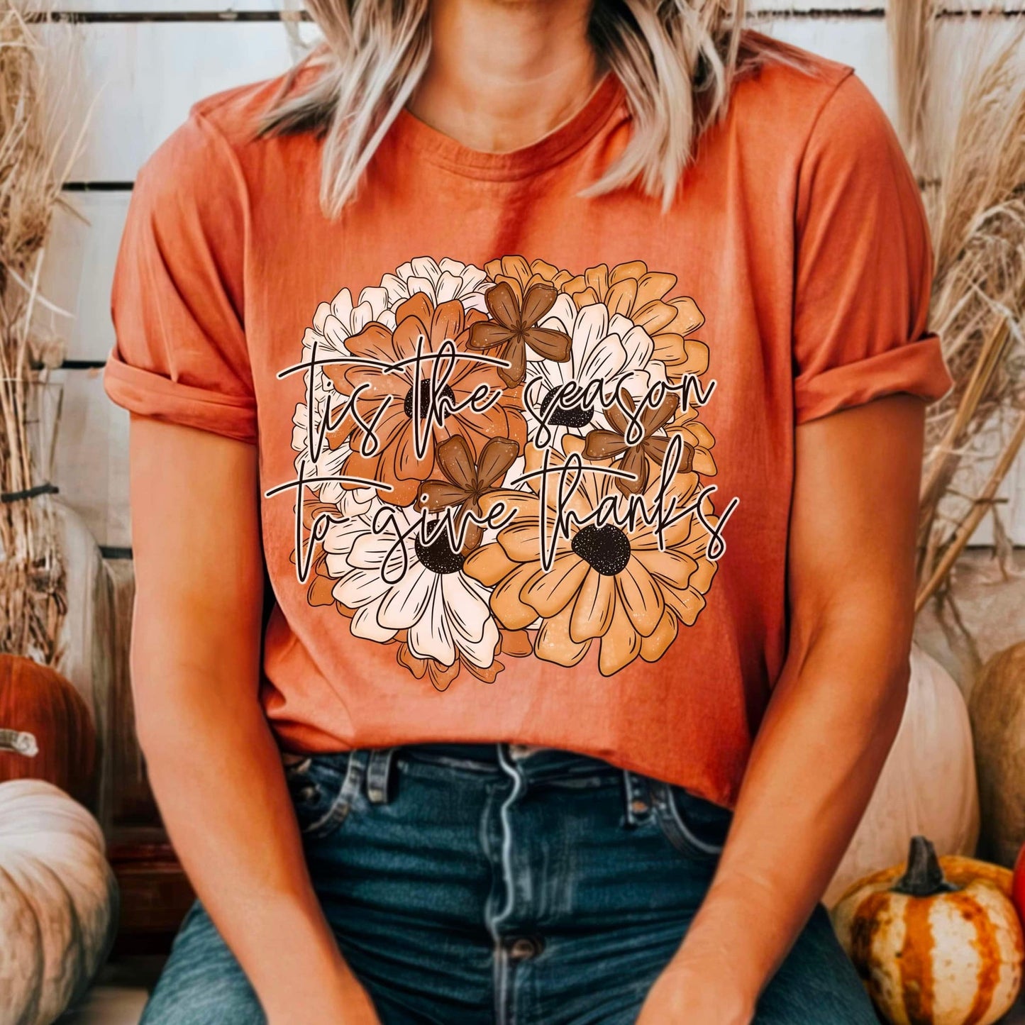 TIS THE SEASON TO GIVE THANKS *OLLIE & CO. EXCLUSIVE* - DTF TRANSFER