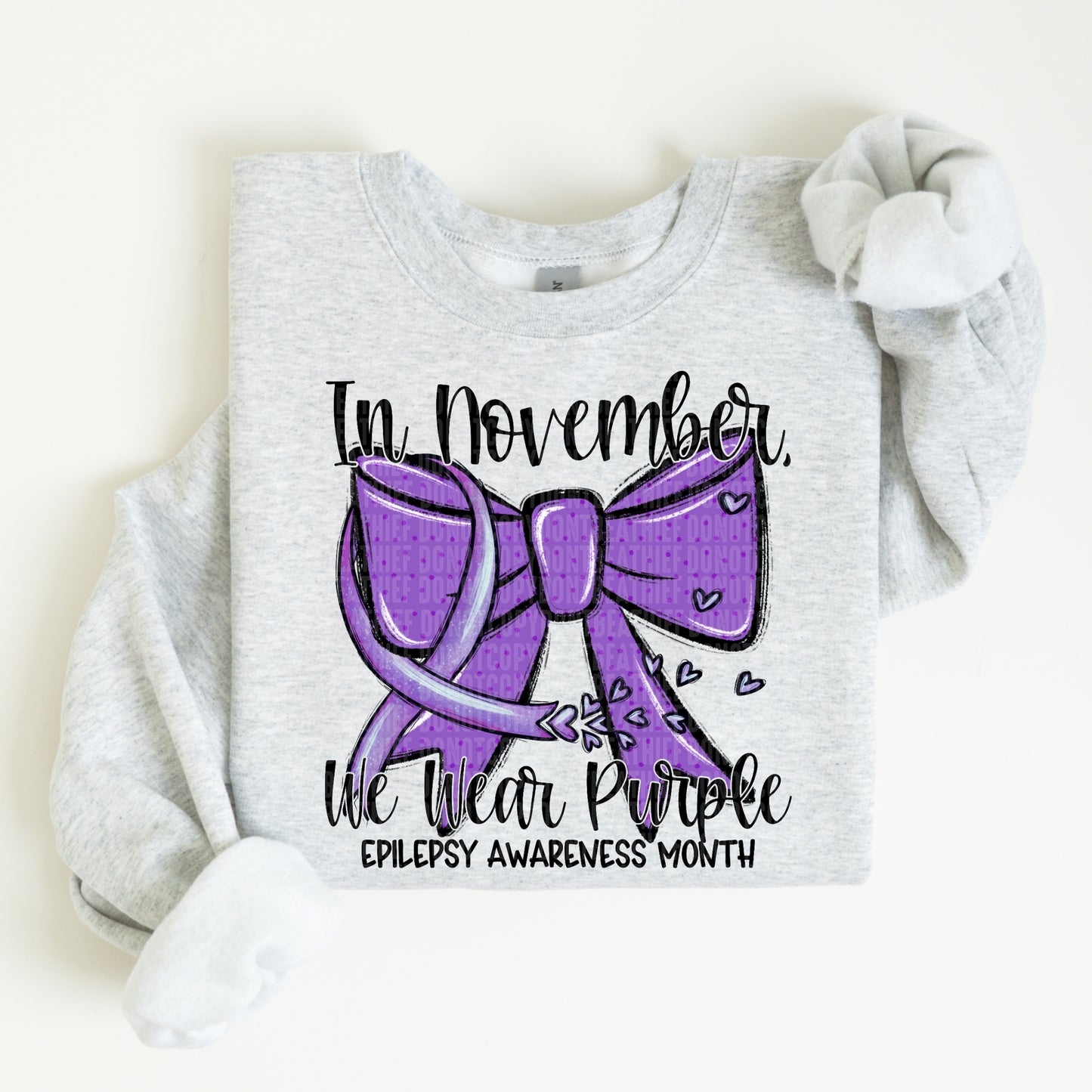 IN NOVEMBER WE WEAR PURPLE - DTF TRANSFER