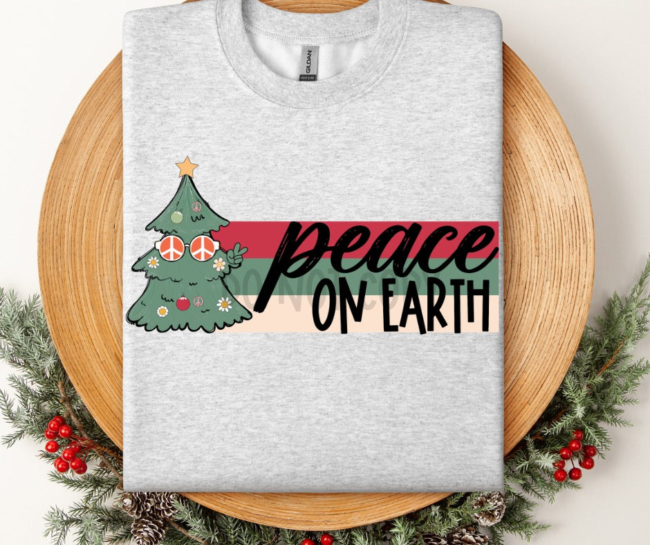 PEACE ON EARTH - DTF TRANSFER