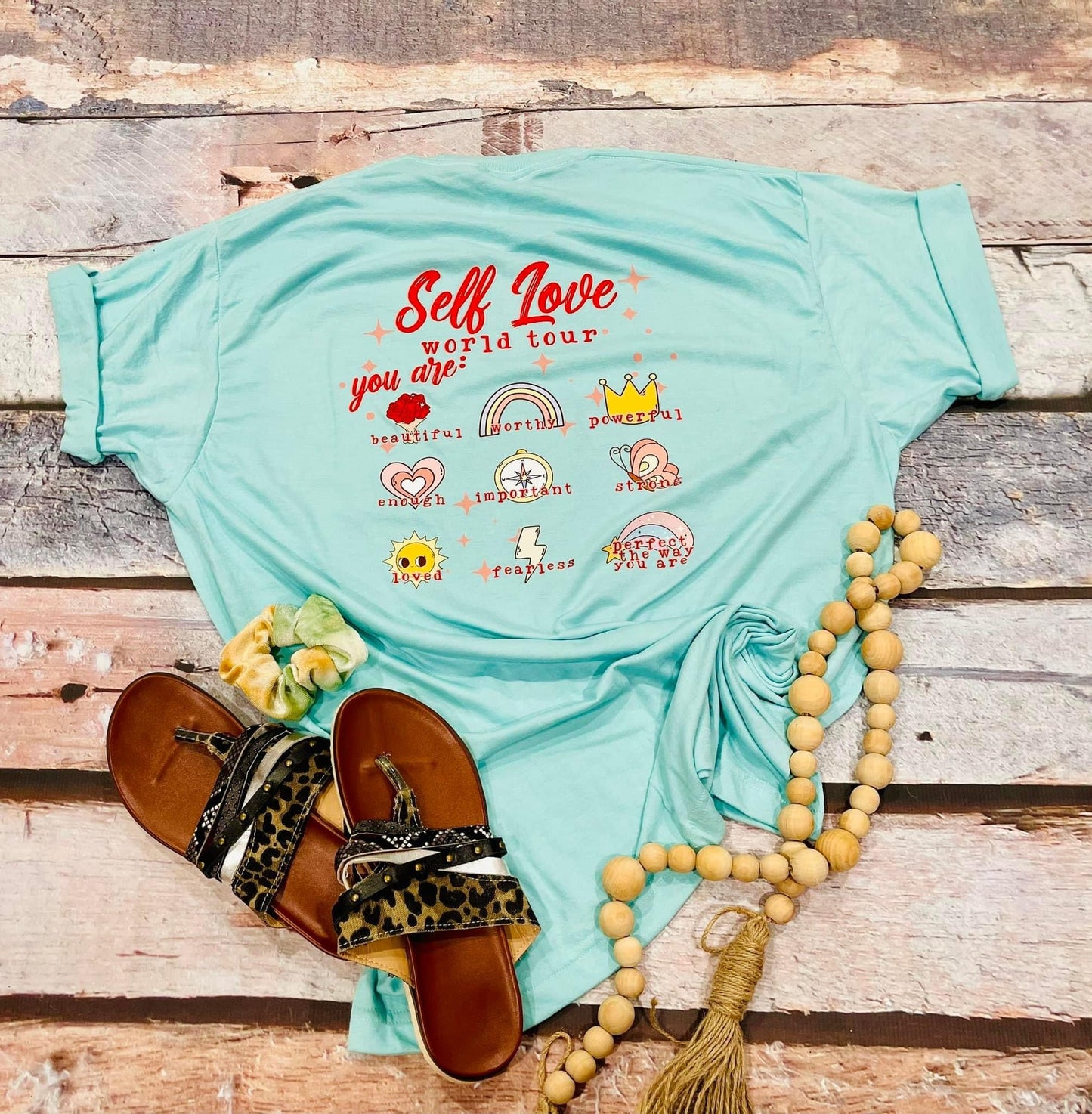 SELF LOVE WORLD TOUR *OLLIE & CO. EXCLUSIVE* - FRONT+BACK - DTF TRANSFER