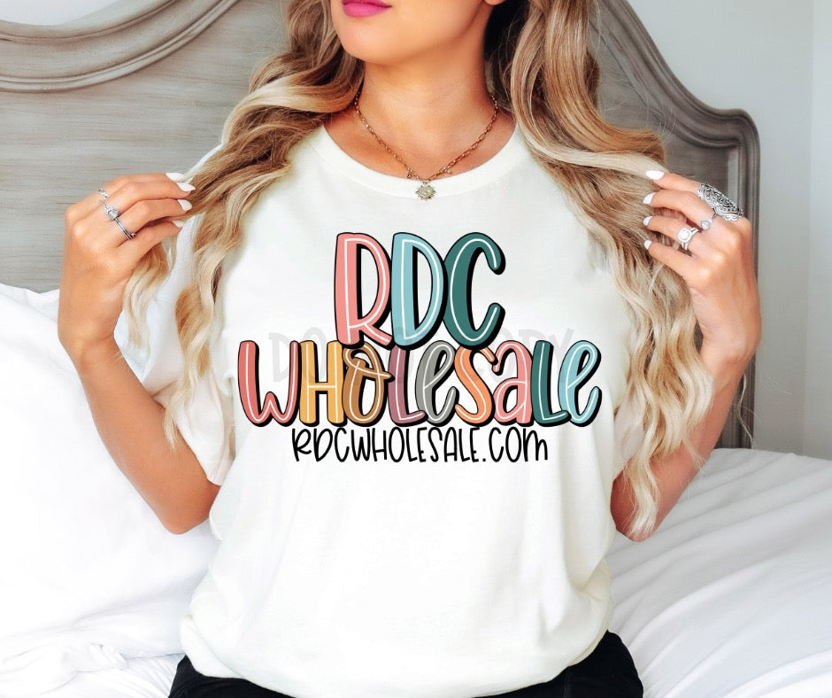 SWIRLY BUSINESS NAME - CUSTOM TRANSFER