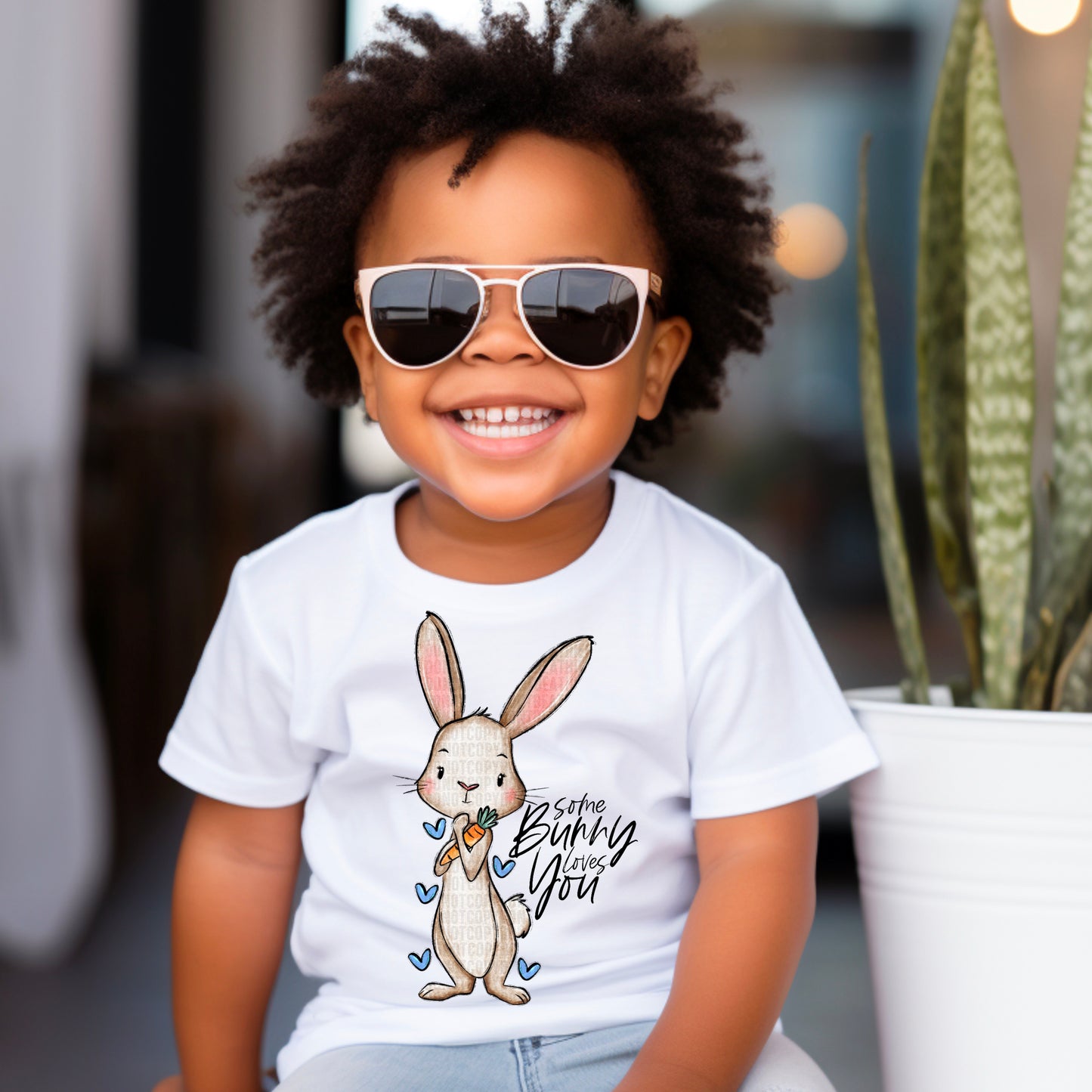 SOME BUNNY LOVES YOU - DTF TRANSFER