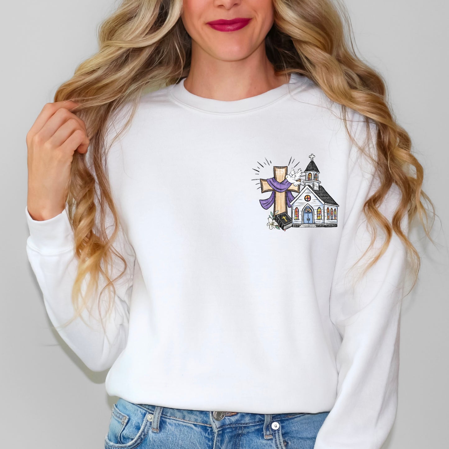 EASTER A TIME FOR RENEWAL IN CHRIST - FRONT+BACK - DTF TRANSFER