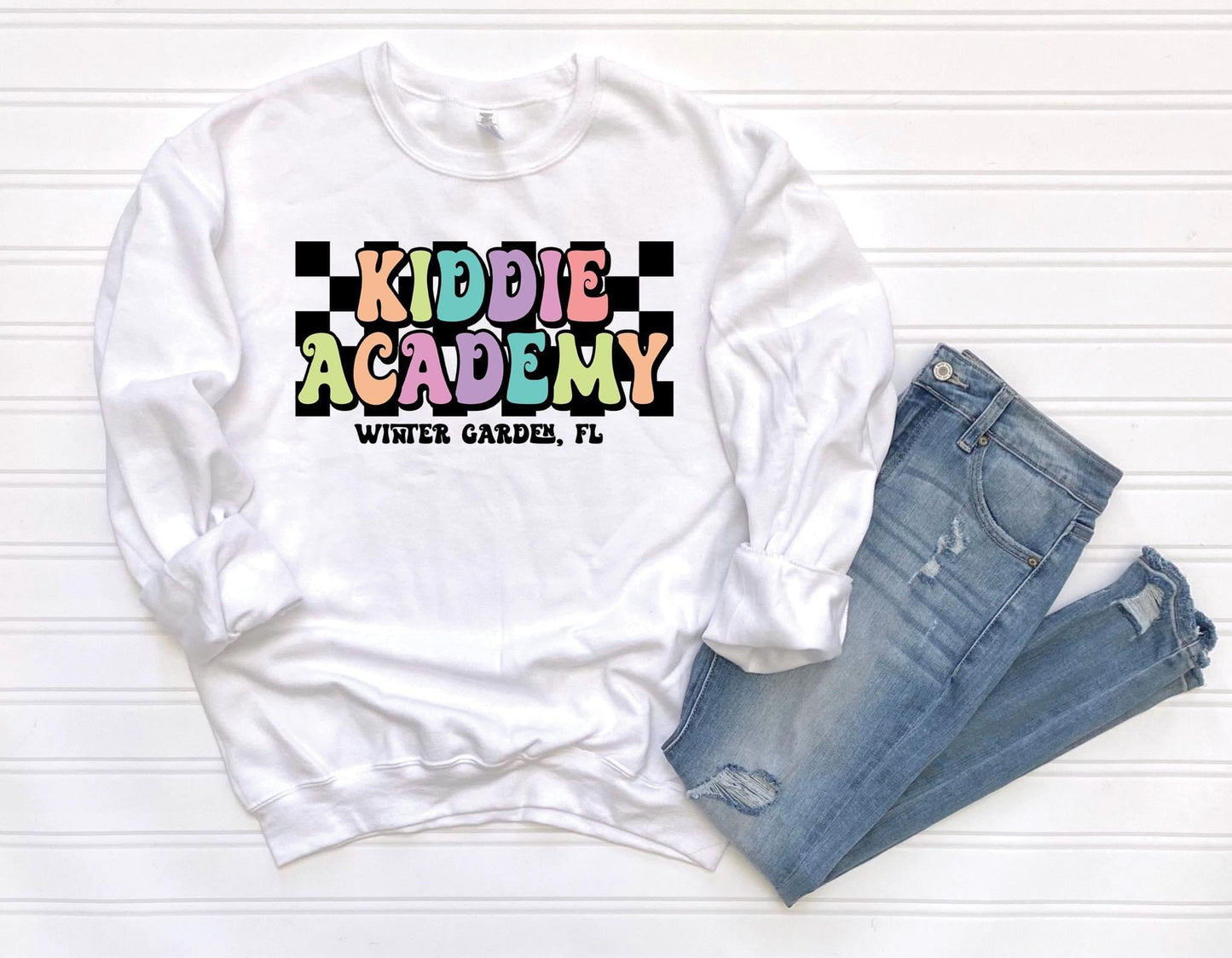 RETRO CHECKERED NAMES - CUSTOM TRANSFER