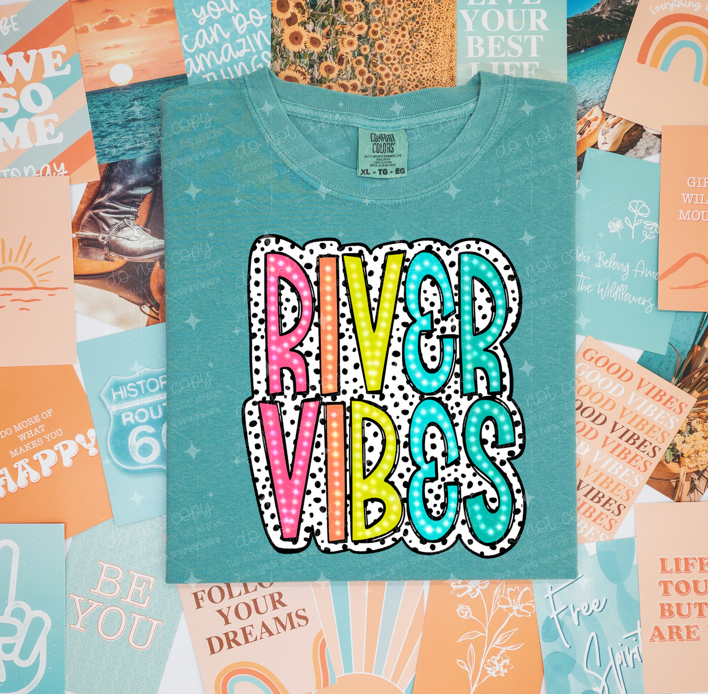 RIVER VIBES - DTF TRANSFER