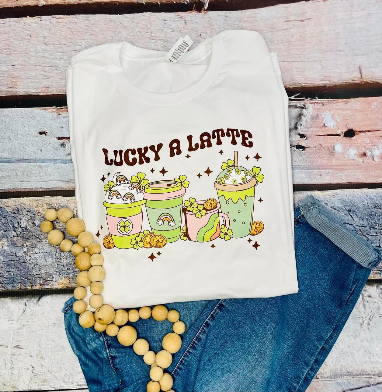 LUCKY A LATTE - DTF TRANSFER