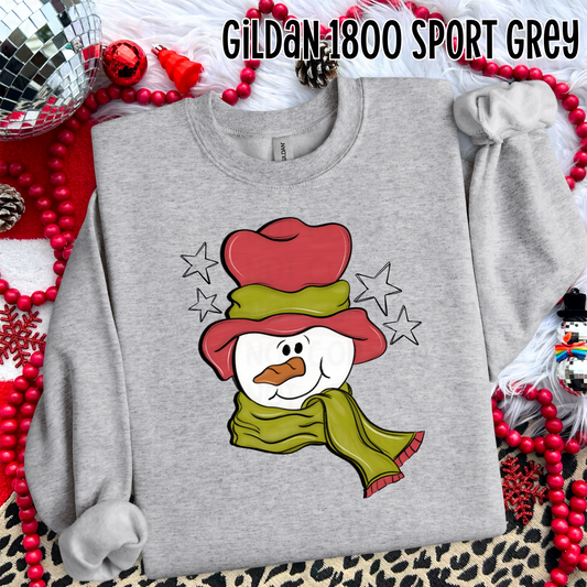 WHIMSICAL SNOWMAN - DTF TRANSFER