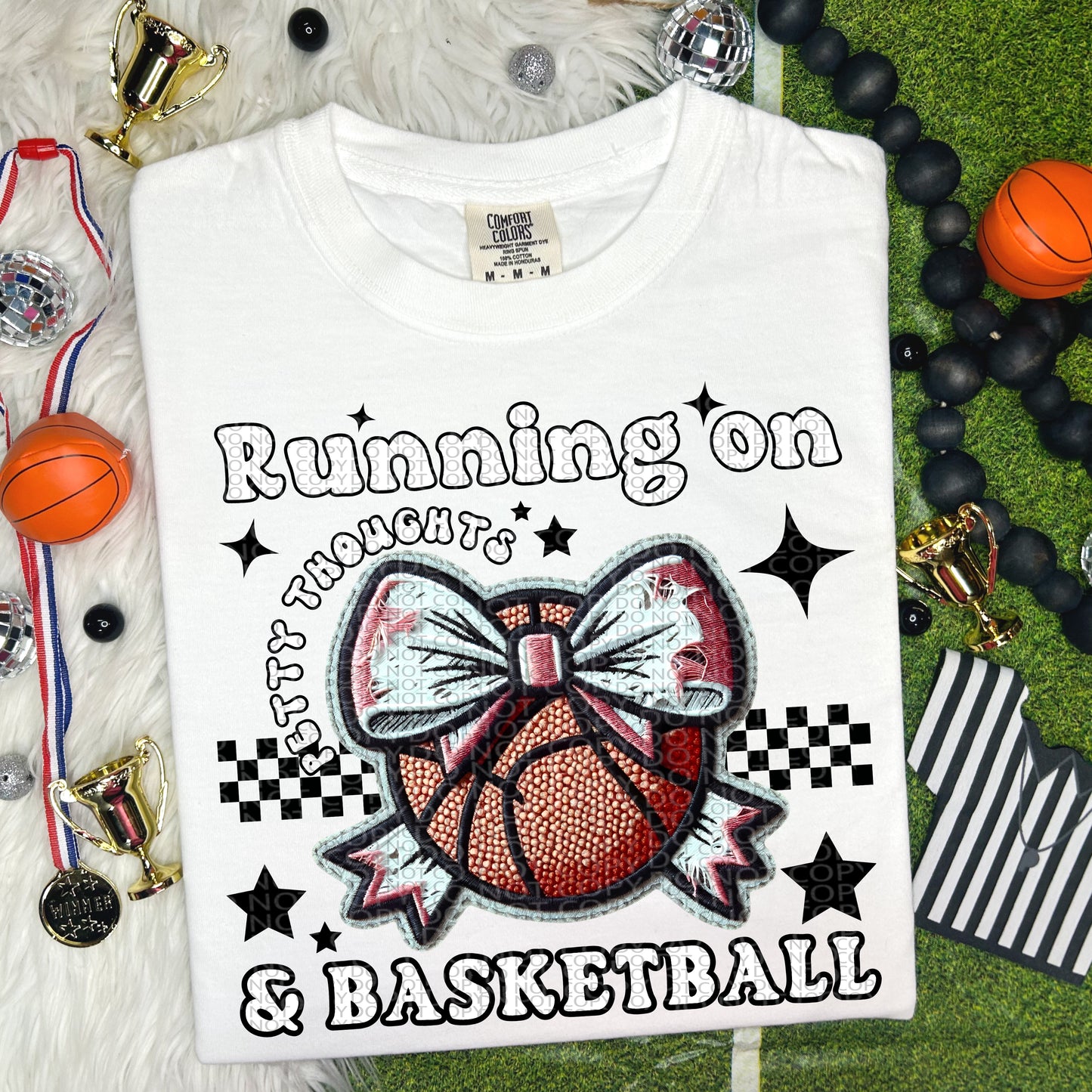 PETTY THOUGHTS & BASKETBALL - DTF TRANSFER