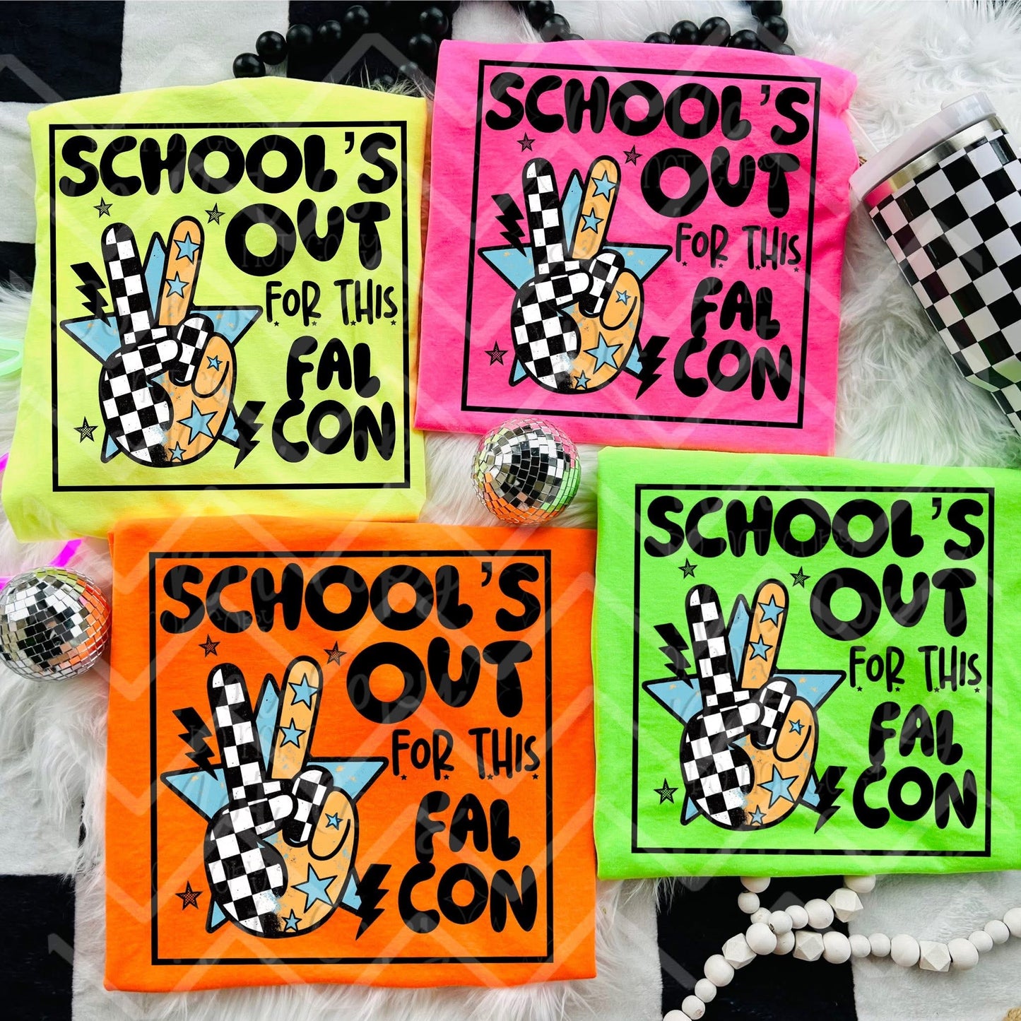 SCHOOL'S OUT FOR THIS MASCOT + OCCUPATION - MOCKUP ONLY