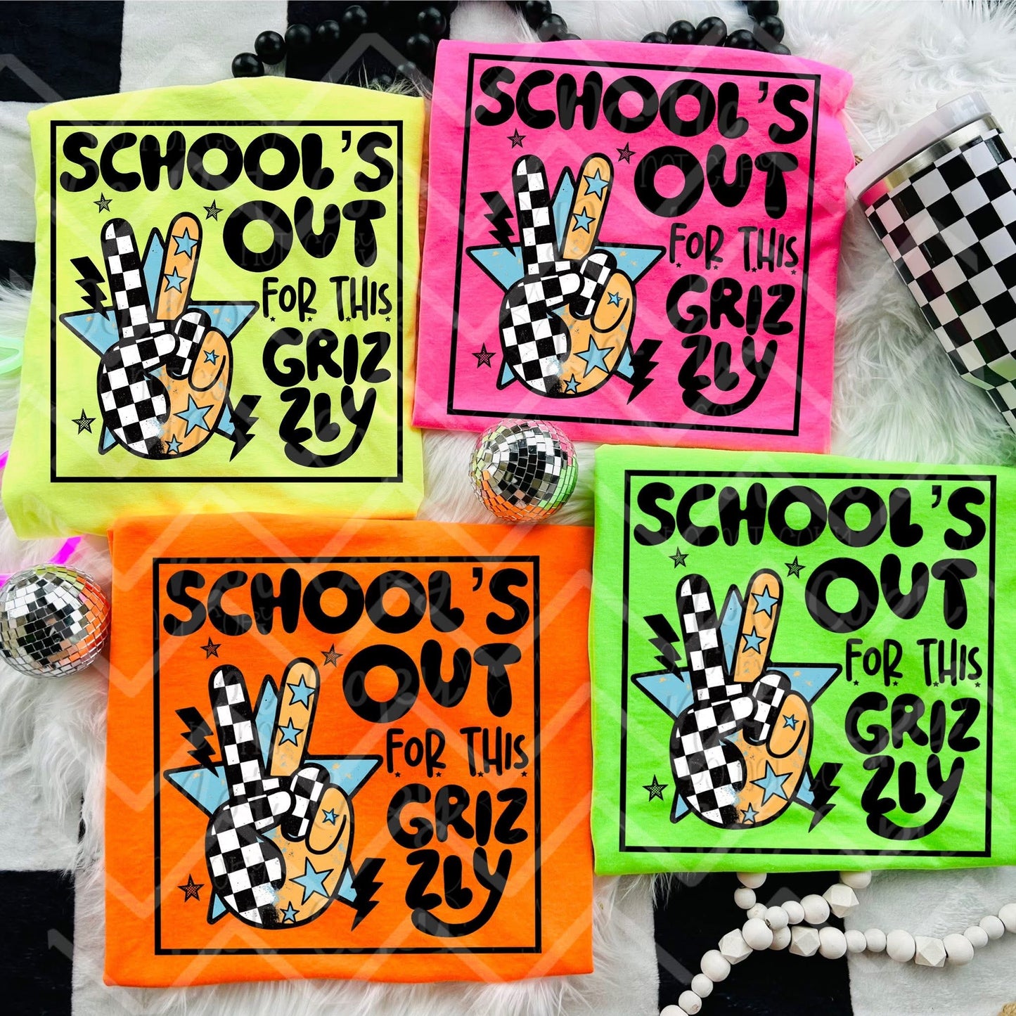 SCHOOL'S OUT FOR THIS MASCOT + OCCUPATION - MOCKUP ONLY