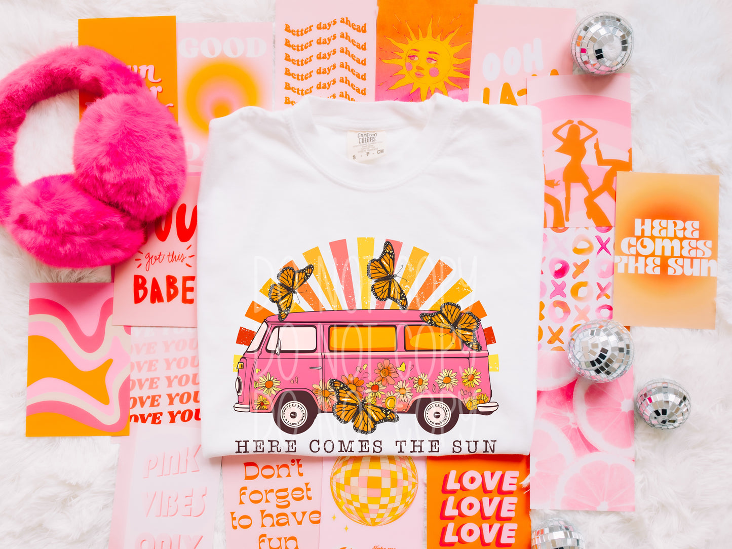 HERE COMES THE SUN - DTF TRANSFER