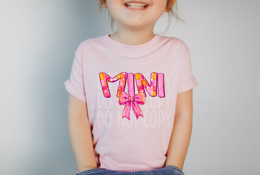 BRIGHT MINI BOW - DTF TRANSFER