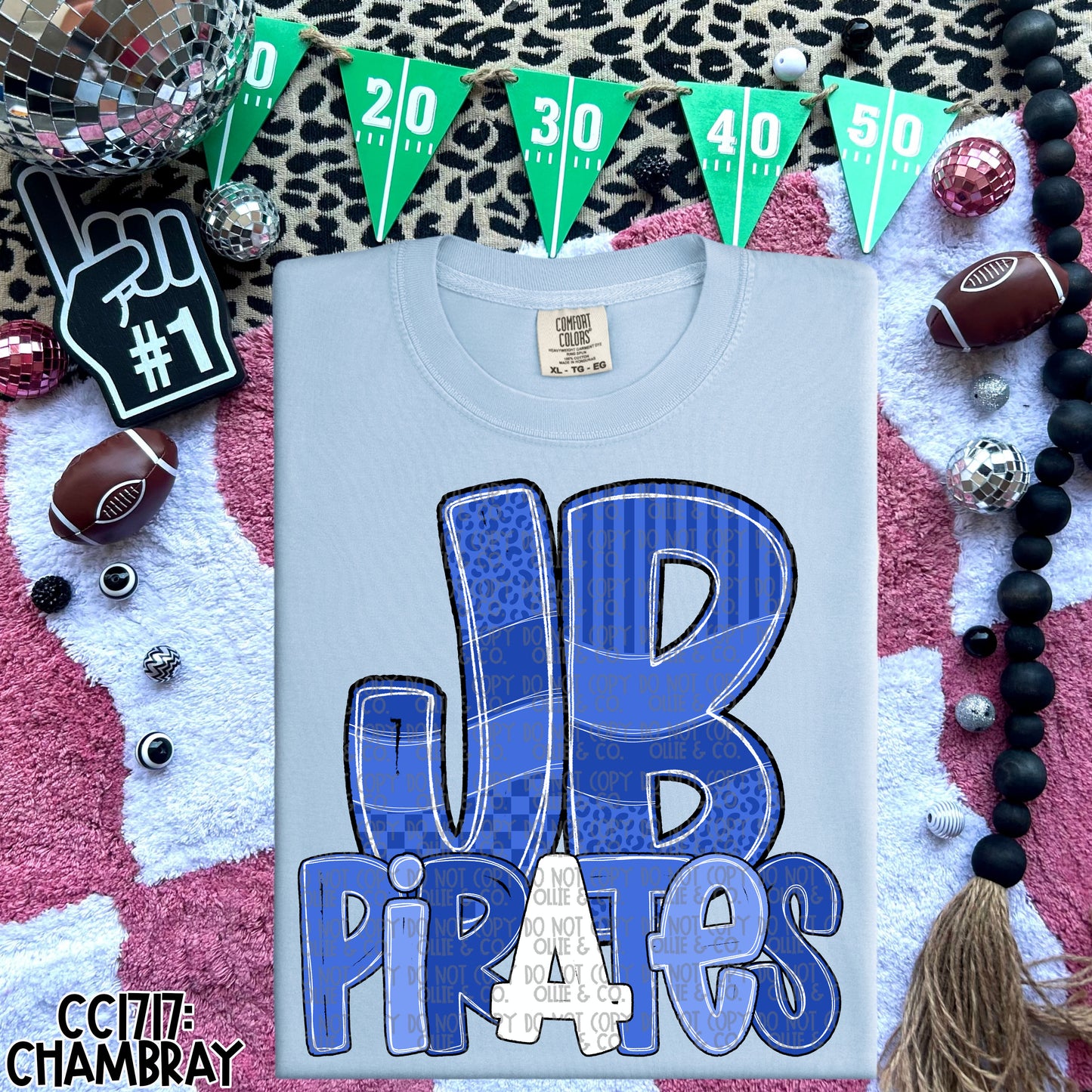 MONOCHROMATIC INITIAL SCHOOL SPIRIT - MOCKUP ONLY