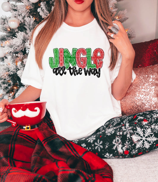 JINGLE ALL THE WAY - DTF TRANSFER