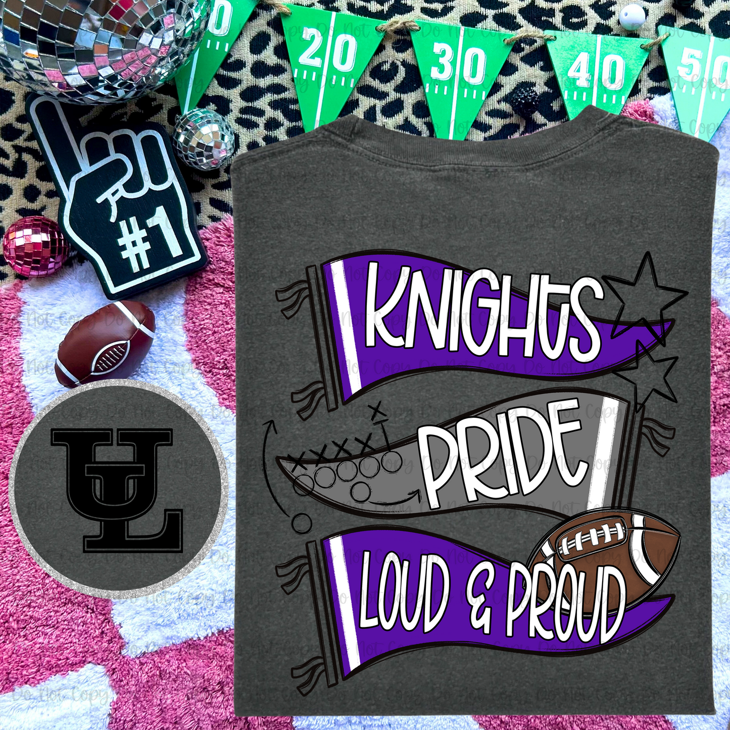 LOUD AND PROUD MASCOT - FRONT+BACK - MOCKUP ONLY