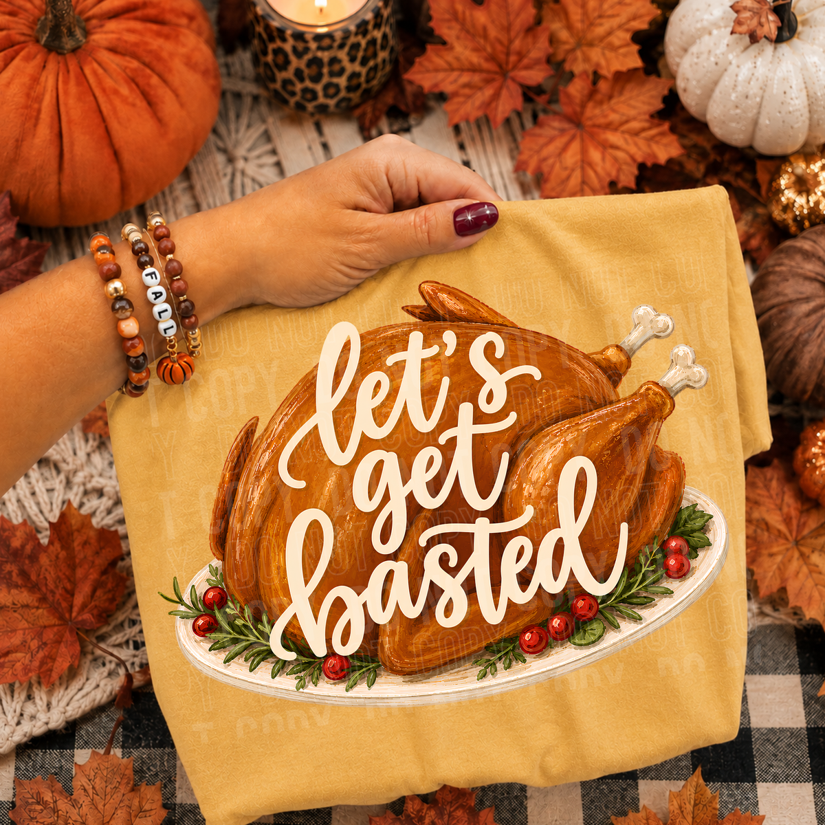 LET'S GET BASTED - DTF TRANSFER