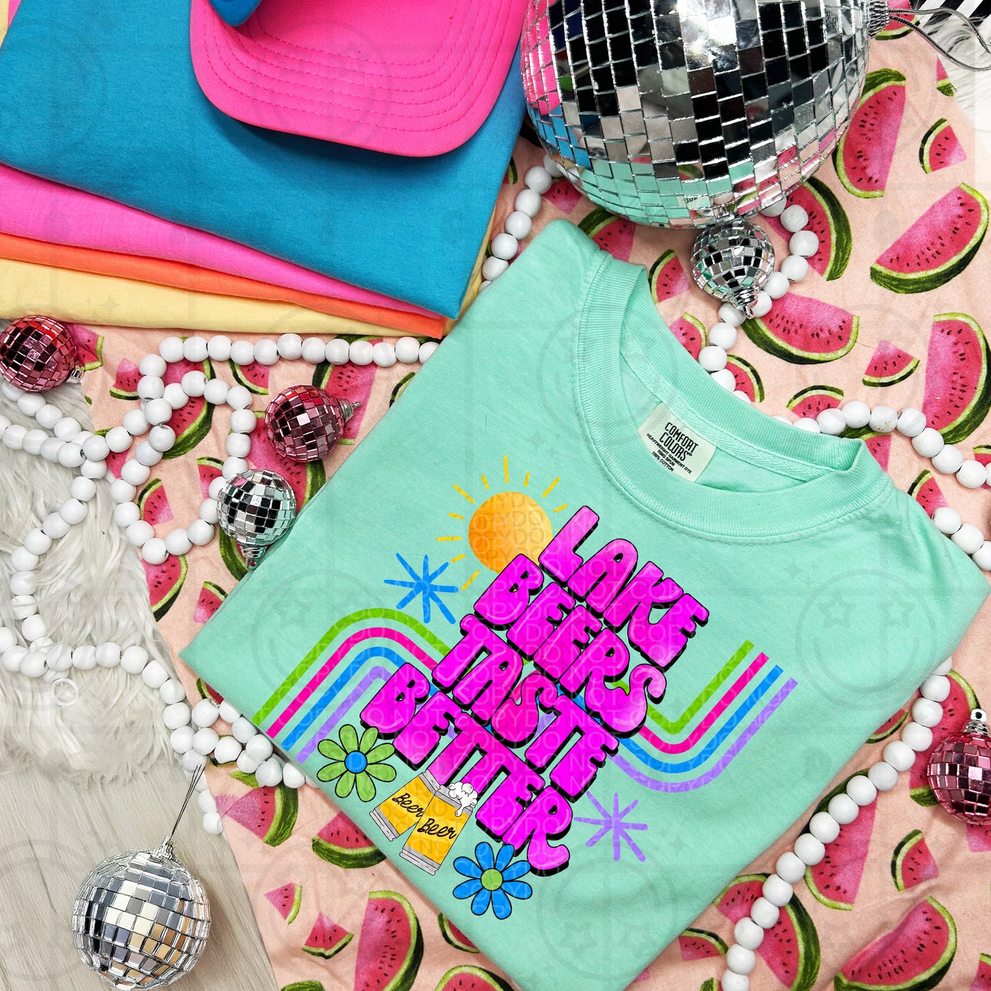 LAKE BEERS TASTE BETTER - DTF TRANSFER