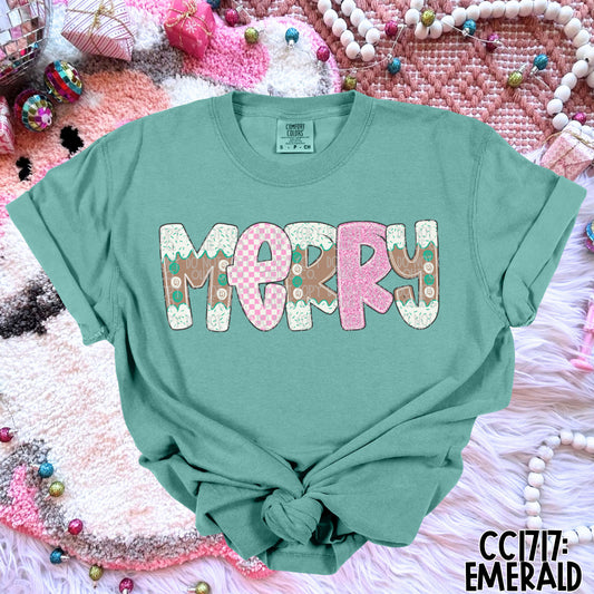 MERRY GINGERBREAD - DTF TRANSFER