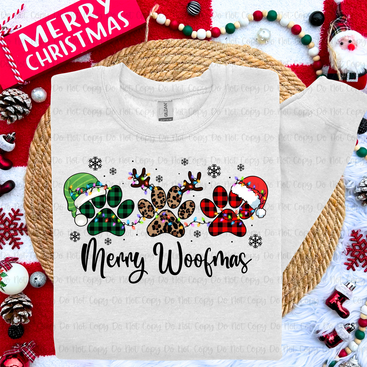 MERRY WOOFMAS - DTF TRANSFER