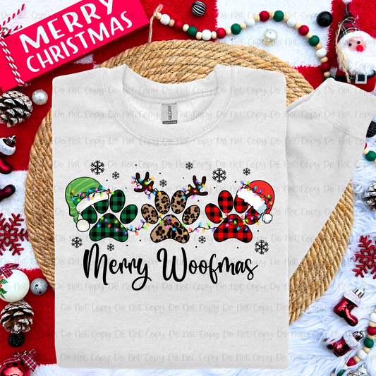 MERRY WOOFMAS - DTF TRANSFER