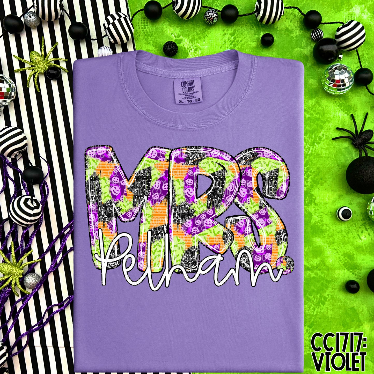 HALLOWEEN NAMES MOCKUP ONLY