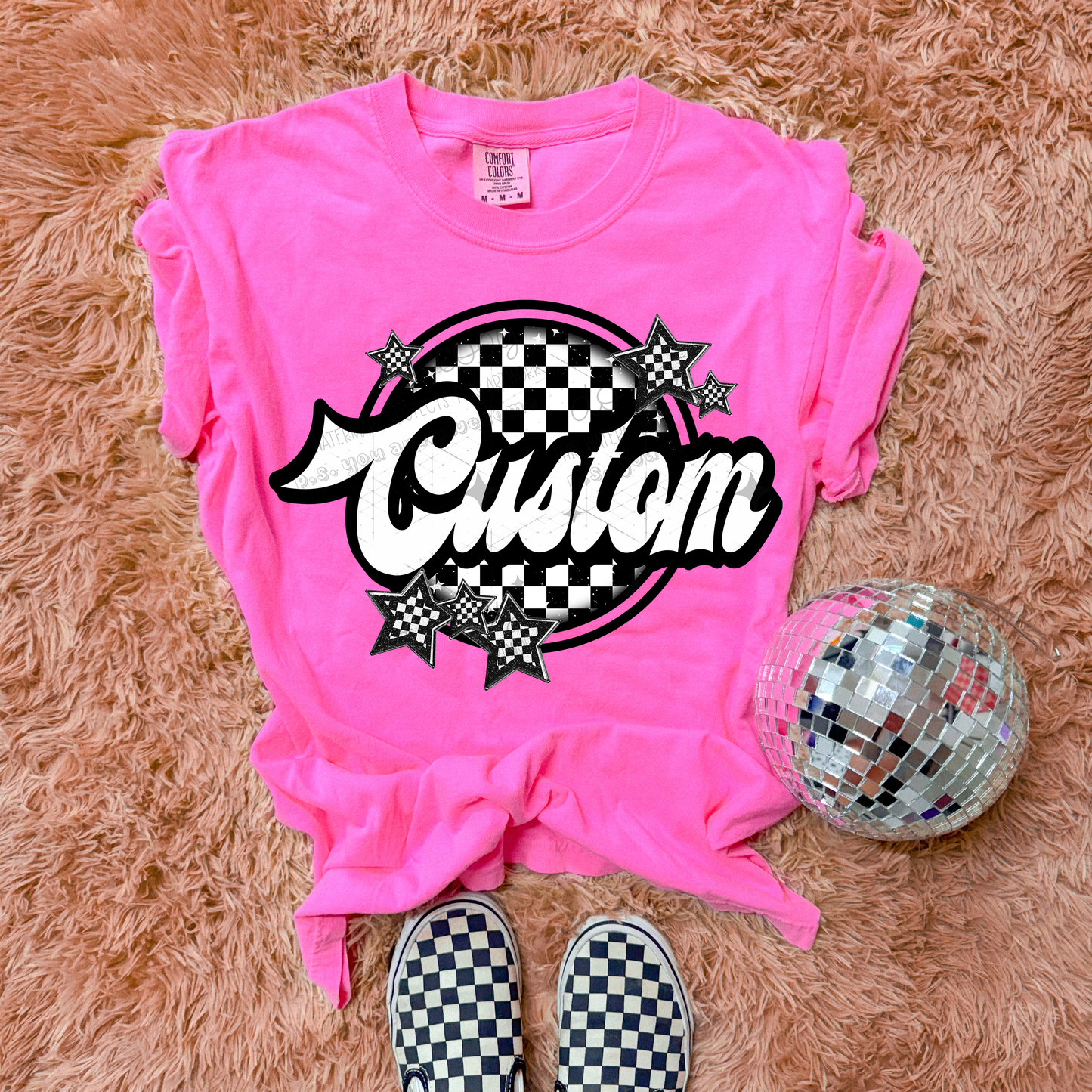 CHECKER MASCOT - CUSTOM TRANSFER