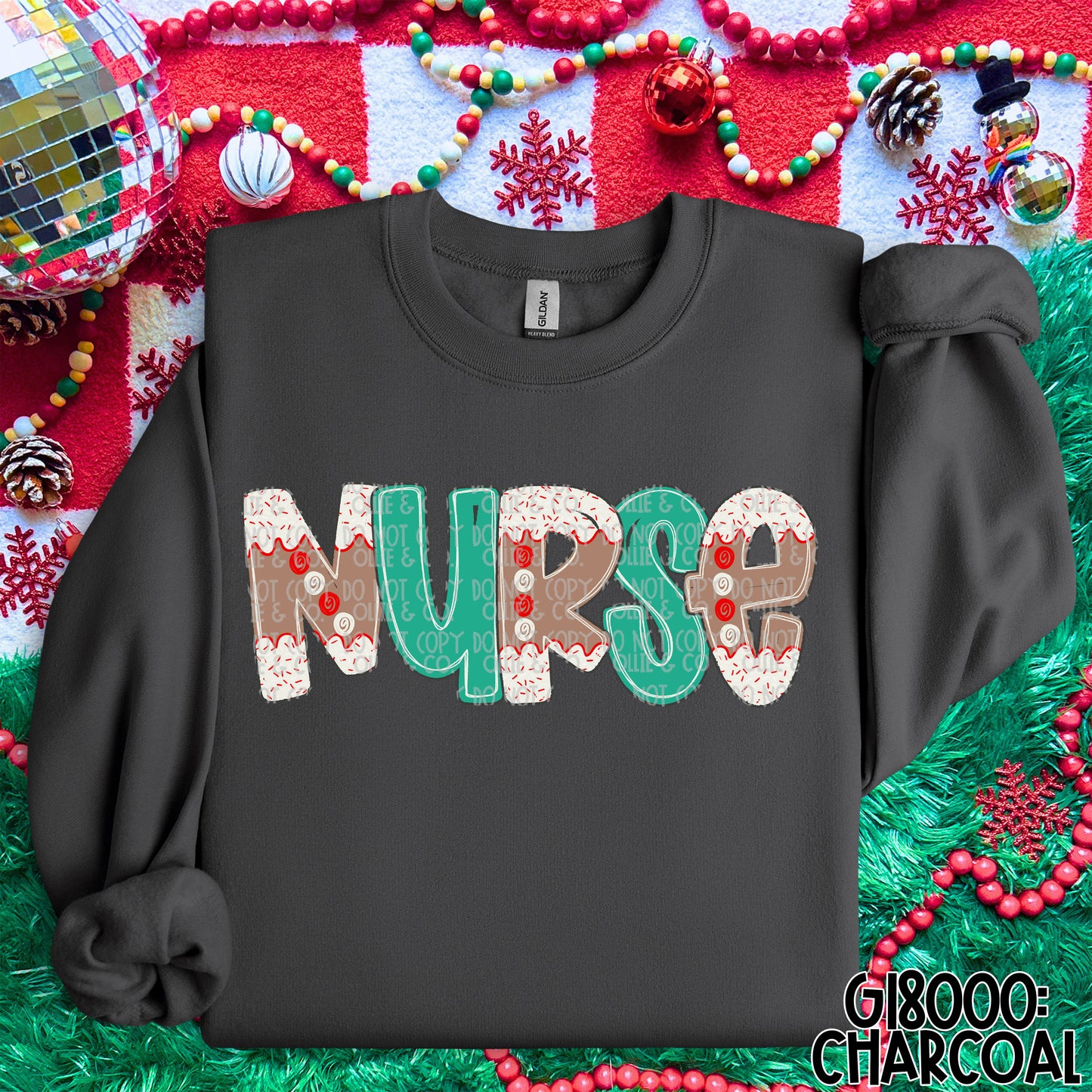 NURSE GINGERBREAD - DTF TRANSFER