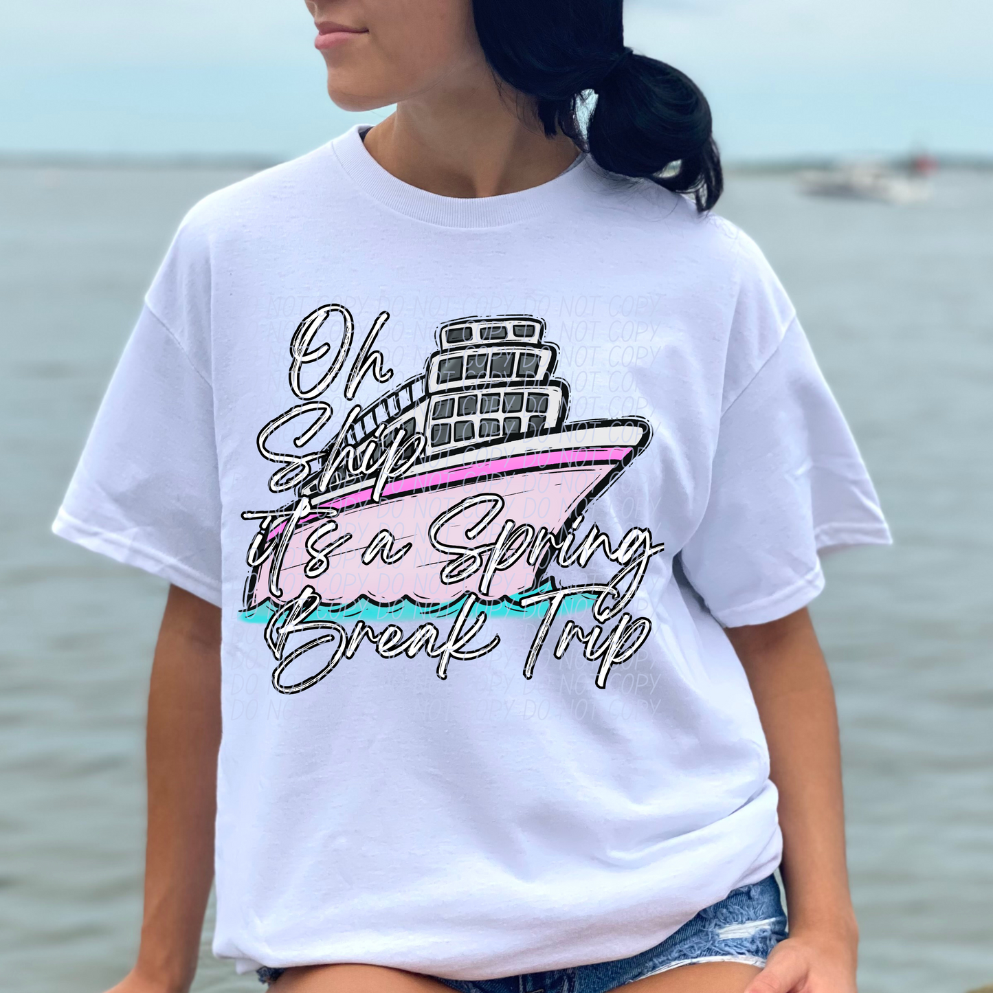 OH SHIP ITS SPRING BREAK - DTF TRANSFER