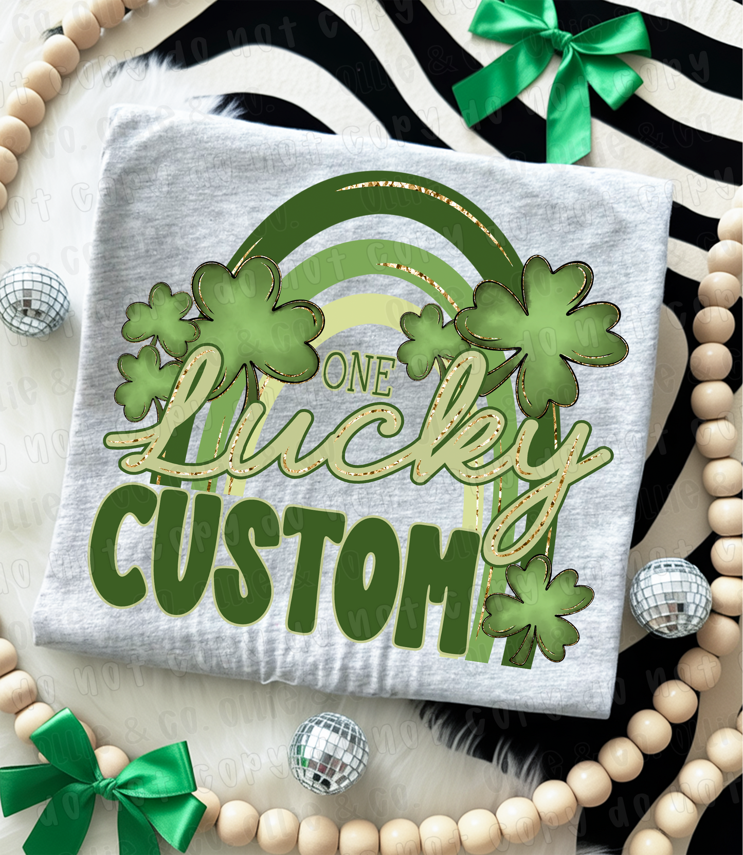 ONE LUCKY CUSTOM - MOCKUP ONLY