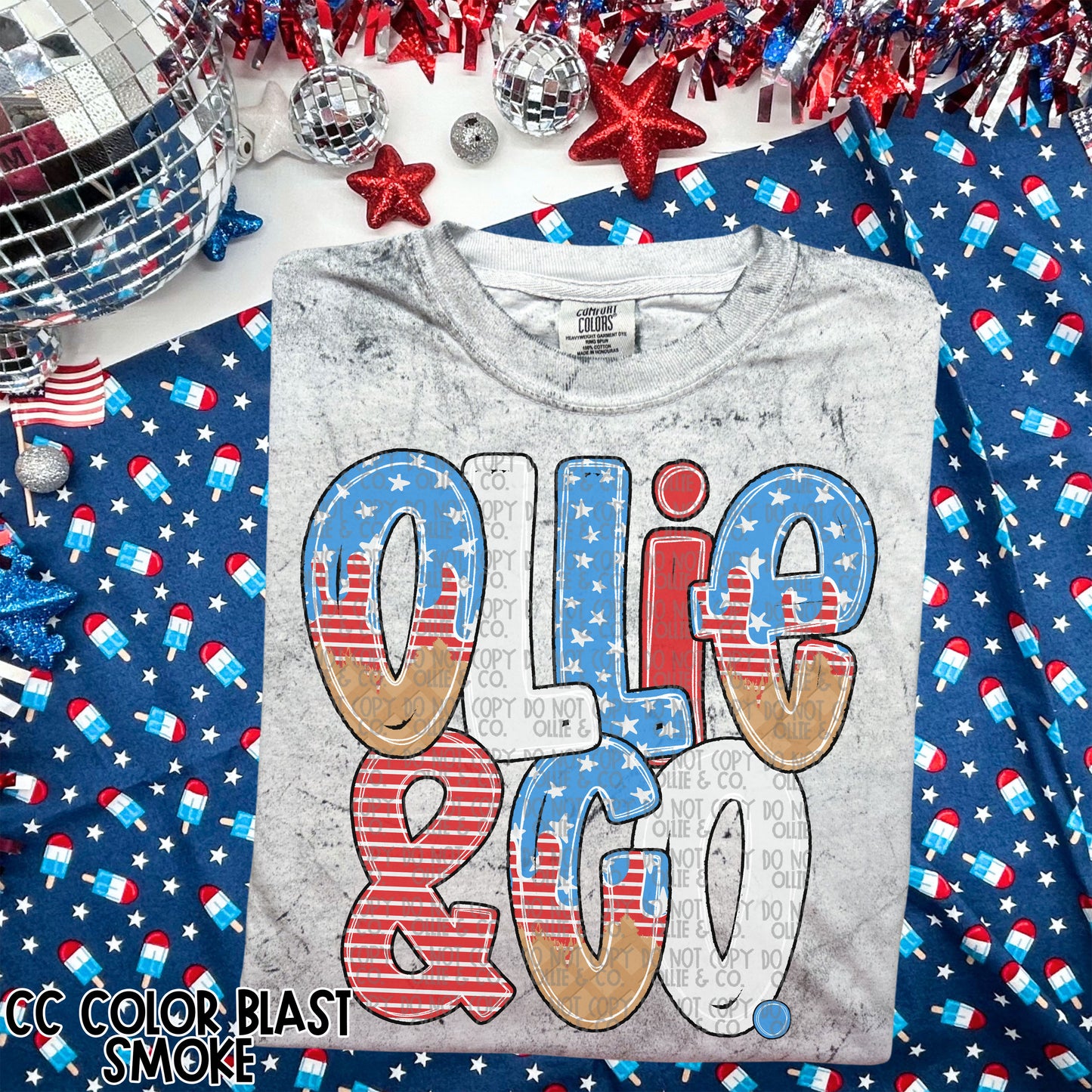 HAND LETTERED PATRIOTIC NAMES - MOCKUP ONLY
