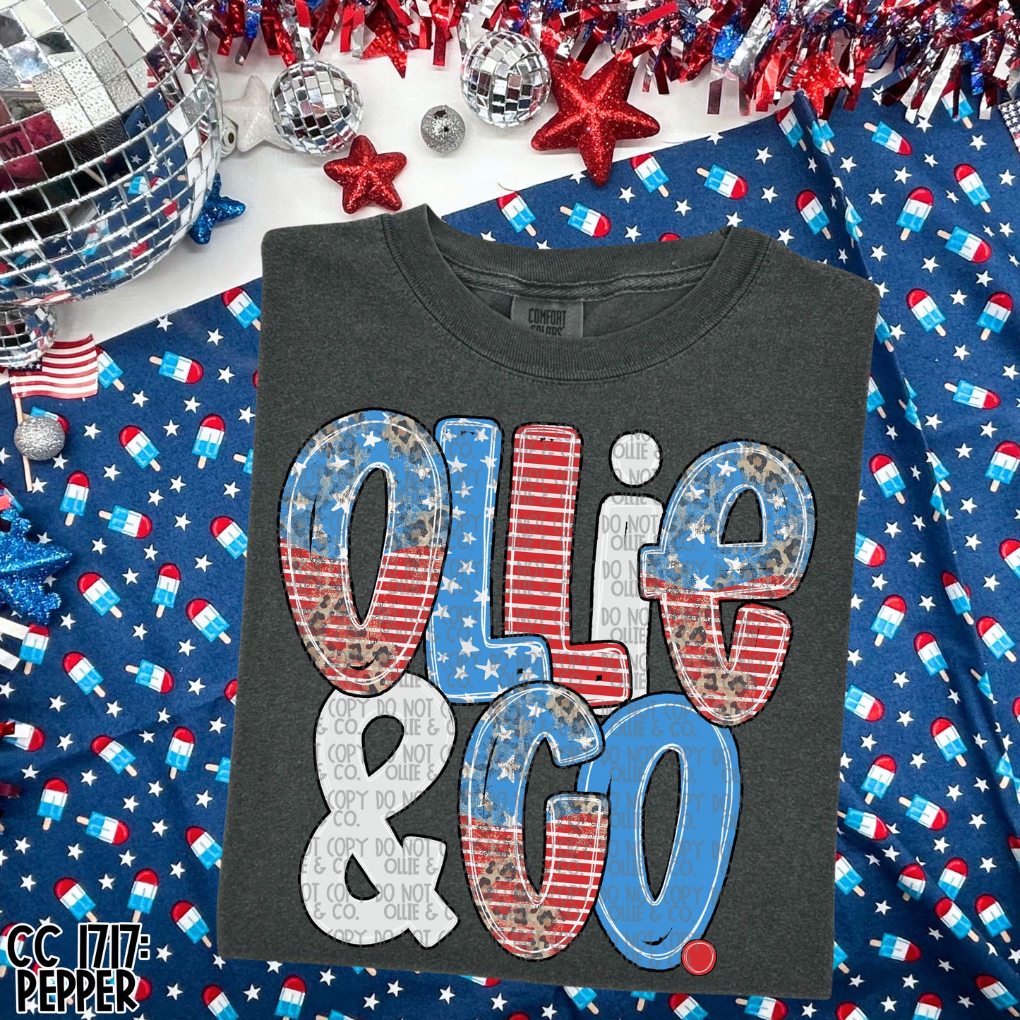 HAND LETTERED PATRIOTIC NAMES - MOCKUP ONLY