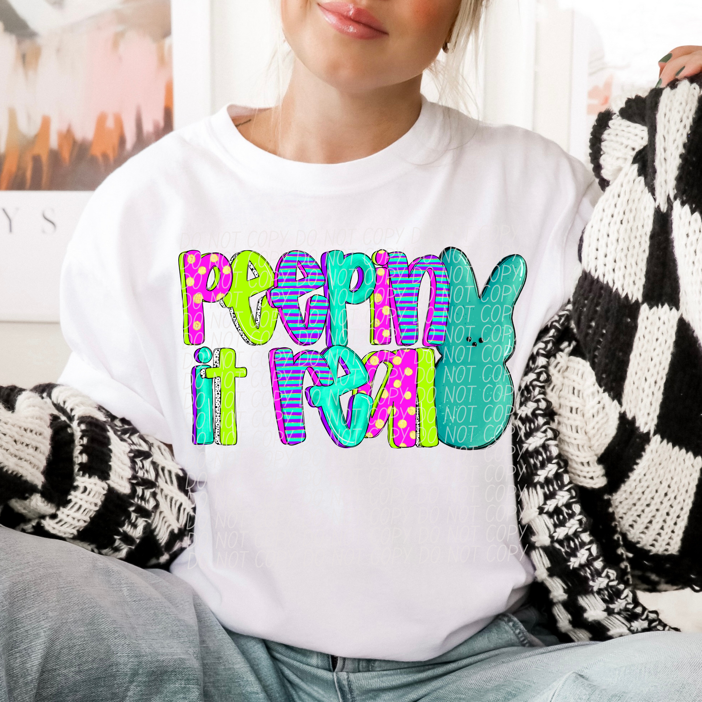 PEEPIN' IT REAL - DTF TRANSFER