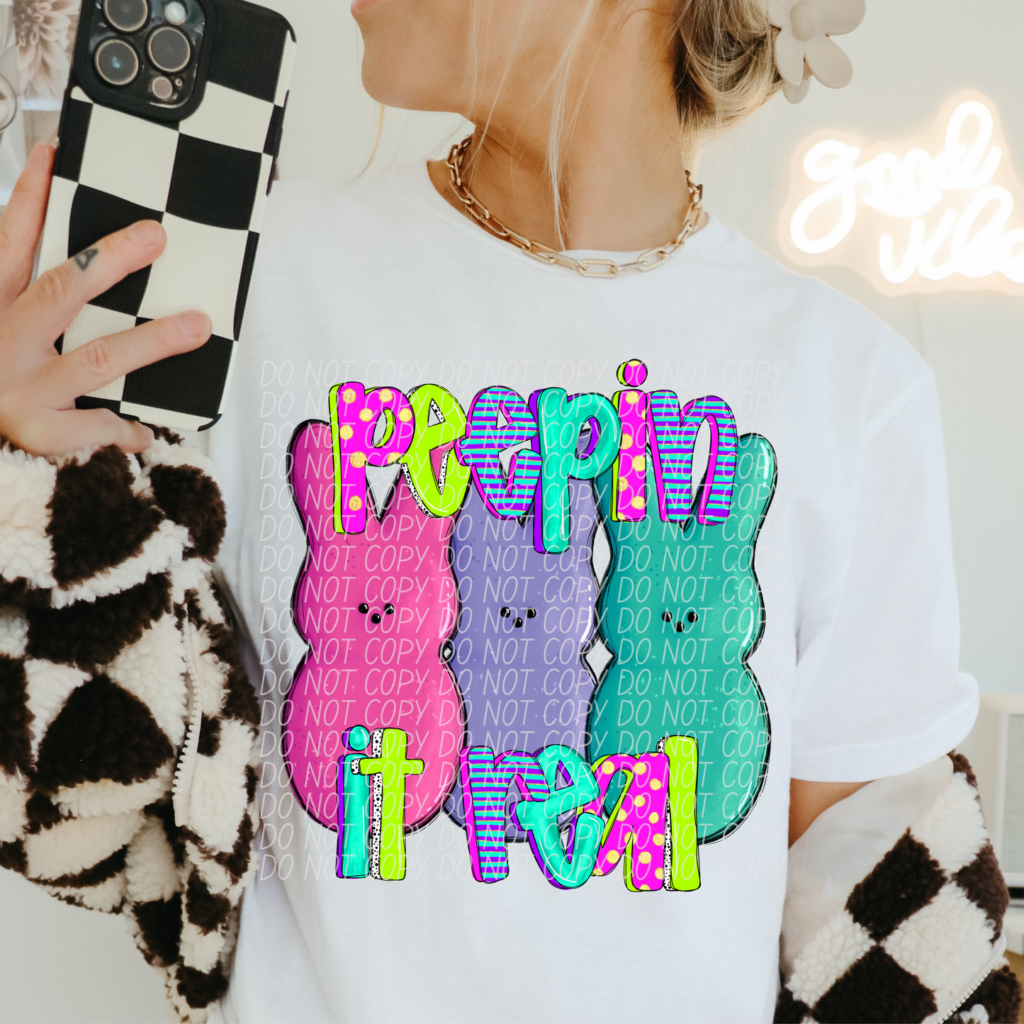 PEEPIN' IT REAL - DTF TRANSFER