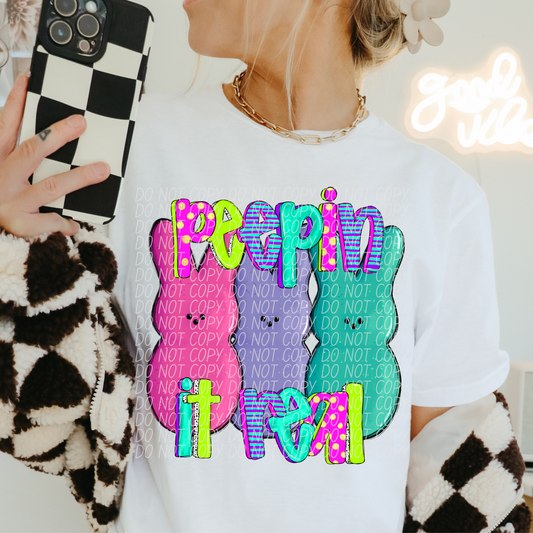 PEEPIN' IT REAL - DTF TRANSFER