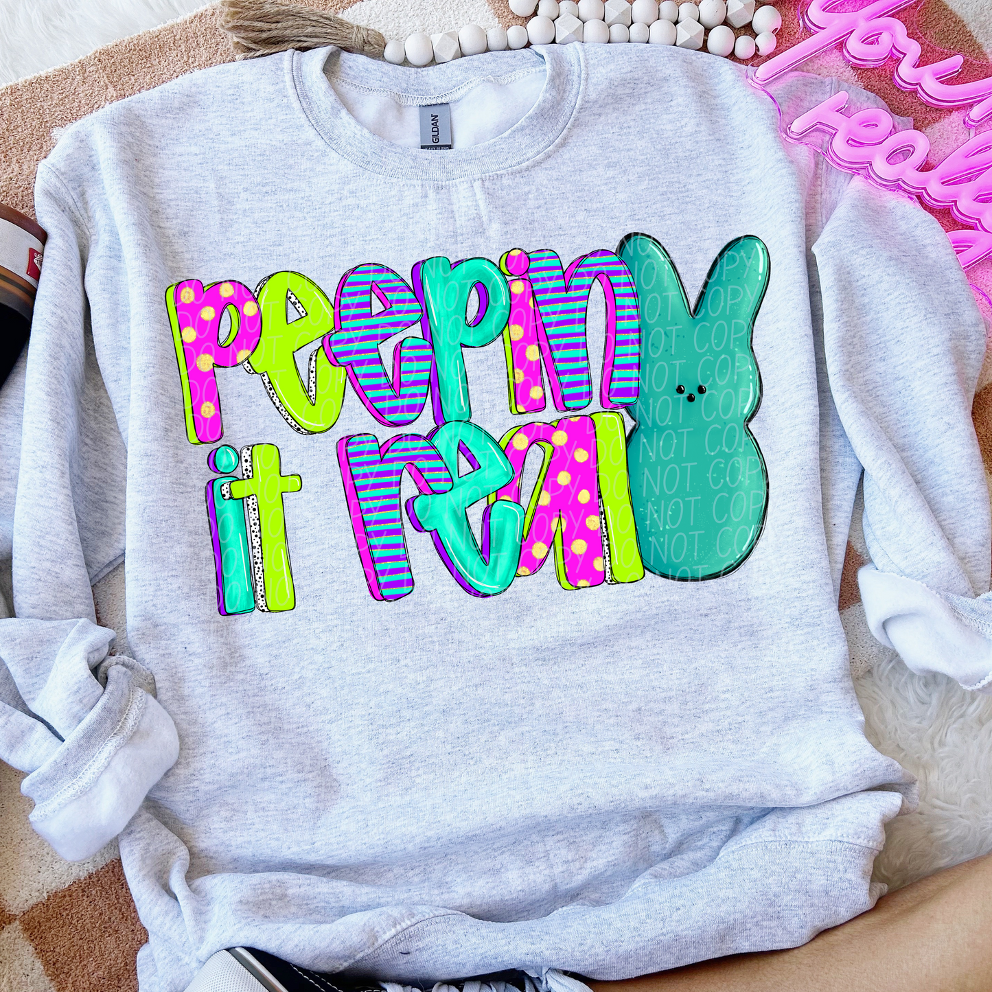 PEEPIN' IT REAL - DTF TRANSFER