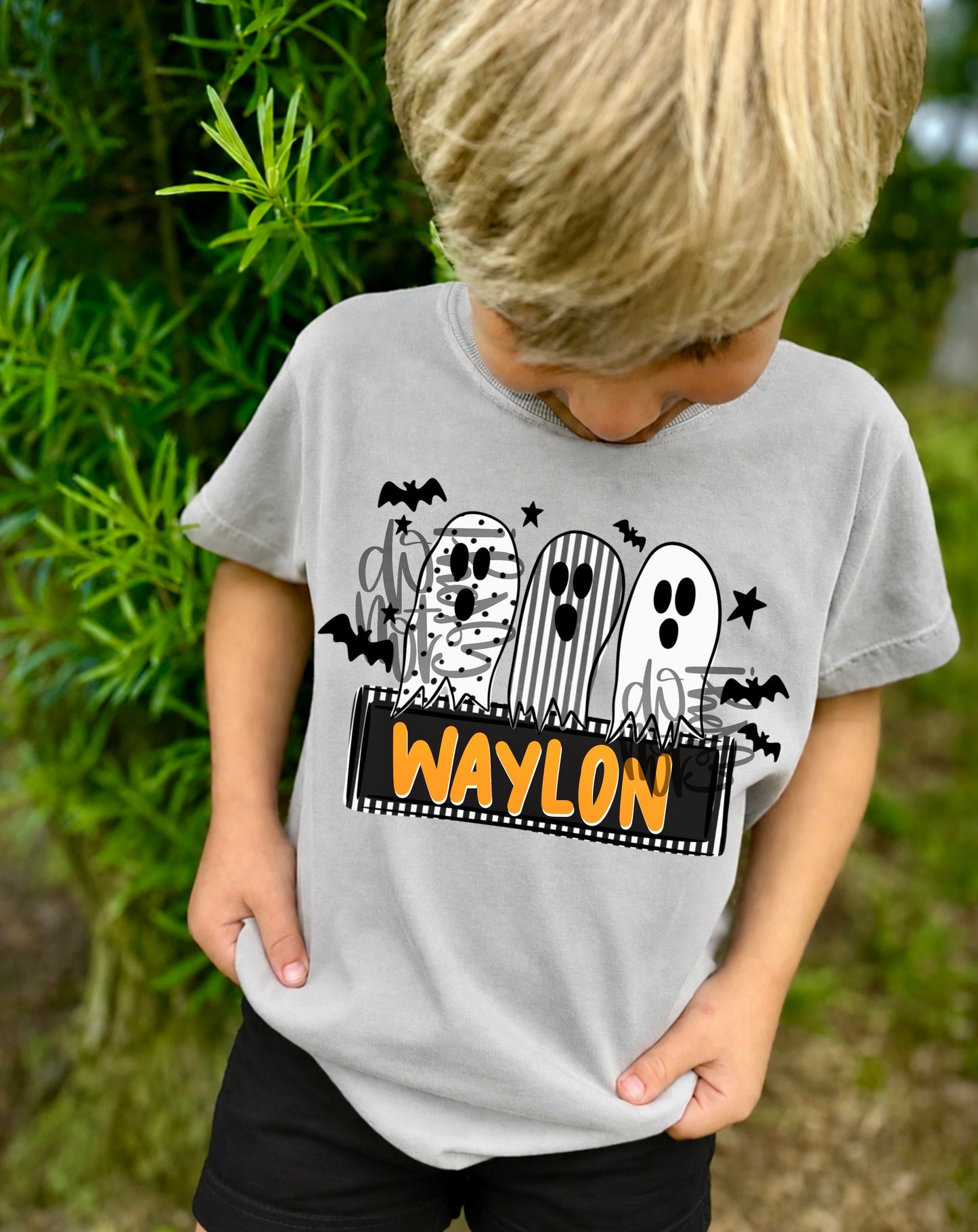 GHOST TRIO BOY NAMEPLATE - CUSTOM TRANSFER