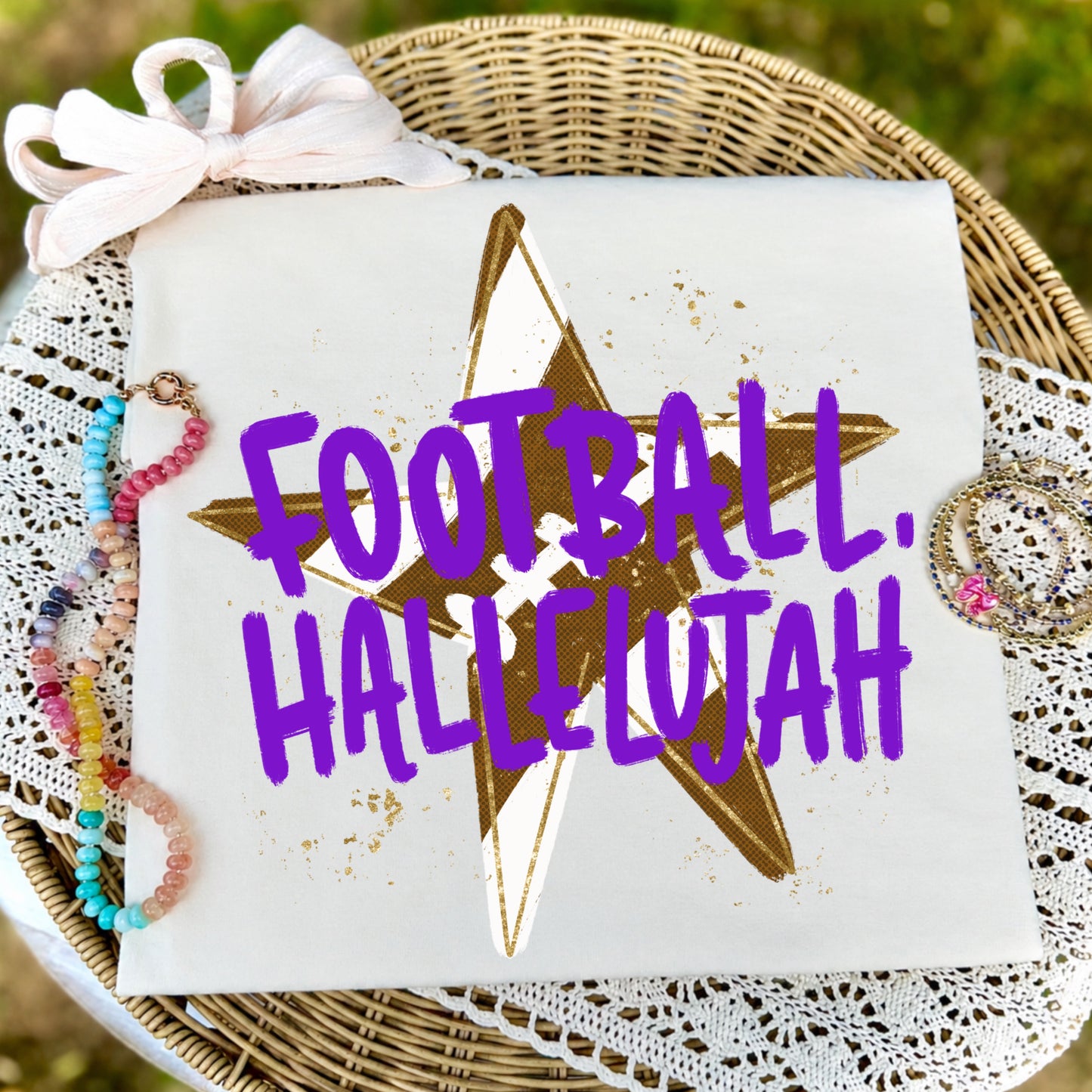 FOOTBALL HALLELUJAH - DTF TRANSFER