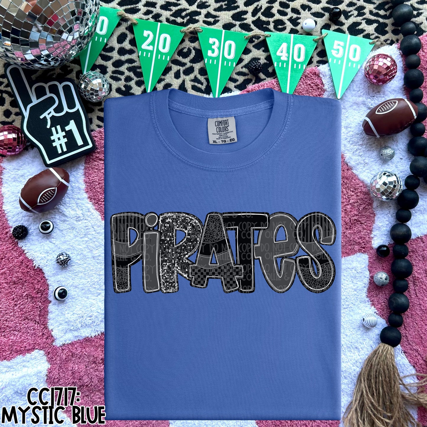 SCHOOL SPIRIT MONOCHROMATIC - MOCKUP ONLY