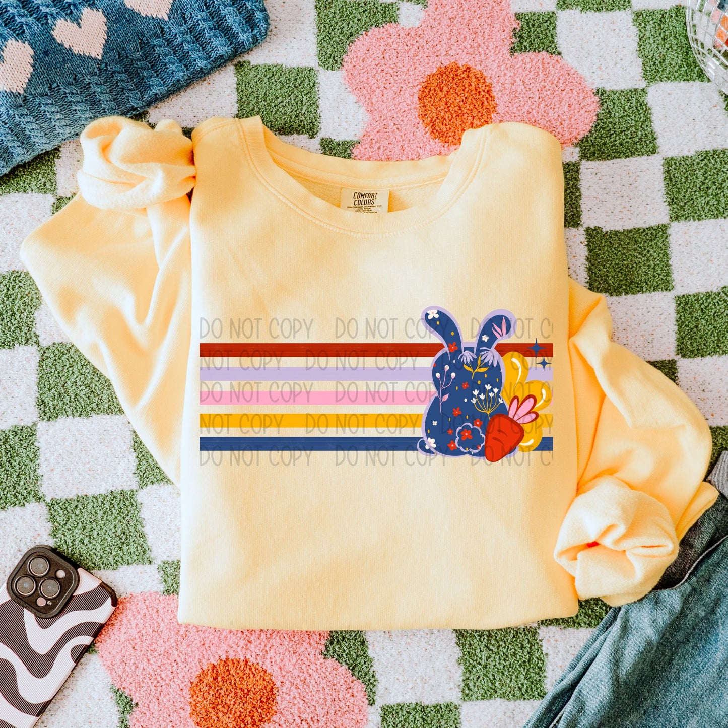 RETRO BUNNY - DTF TRANSFER