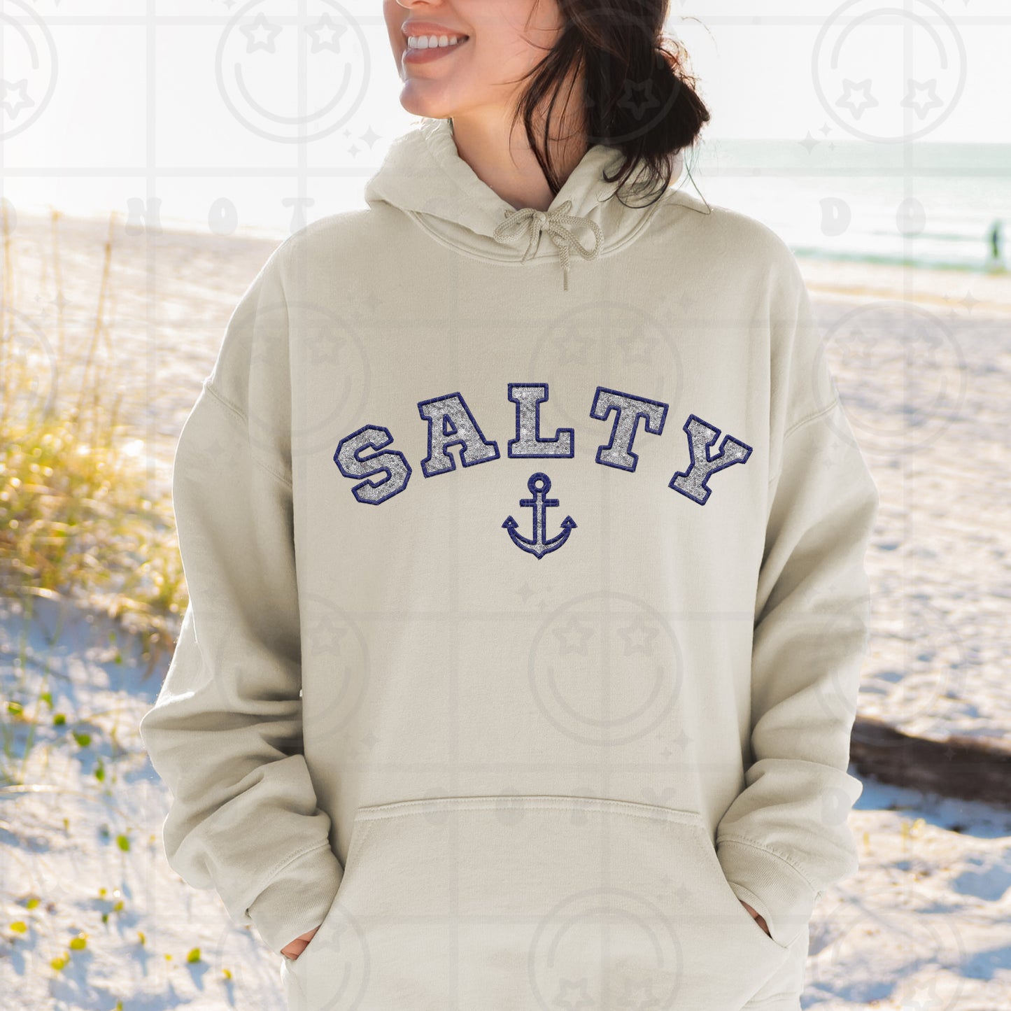 SALTY - FAUX EMBROIDERY - DTF TRANSFER