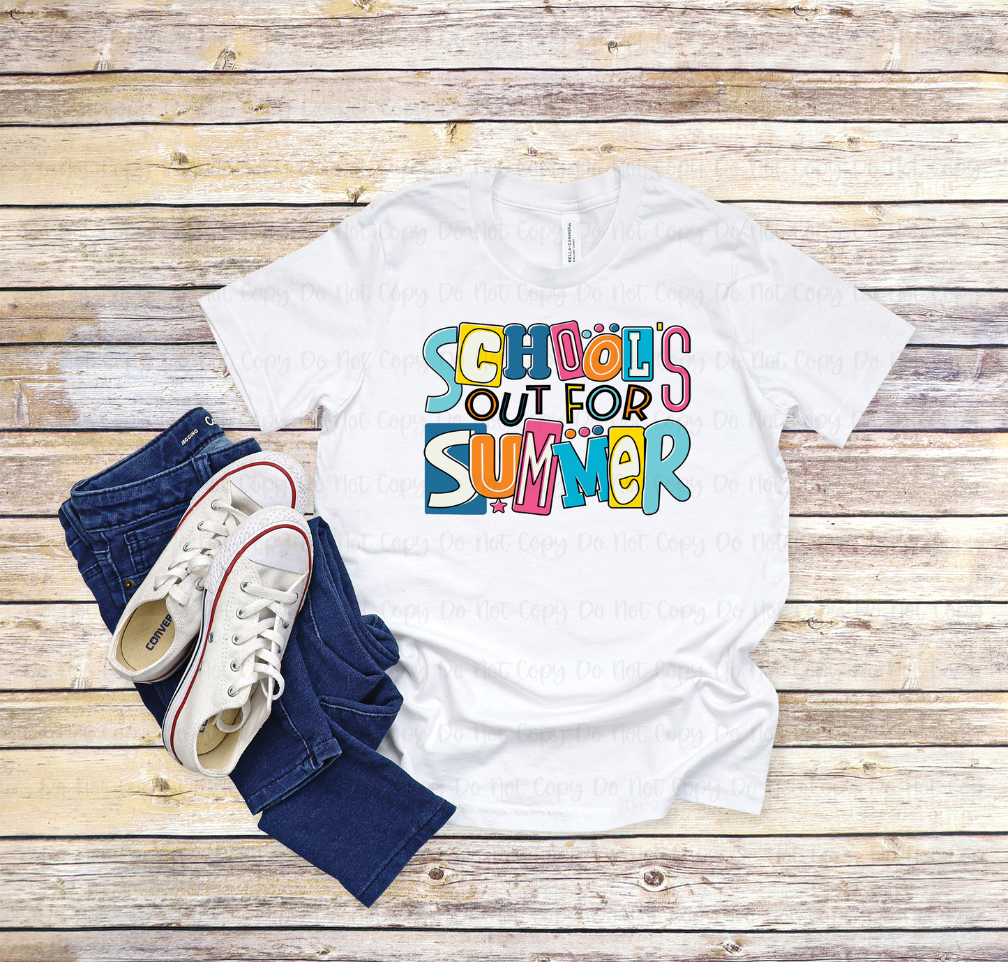 SCHOOL'S OUT FOR SUMMER - DTF TRANSFER