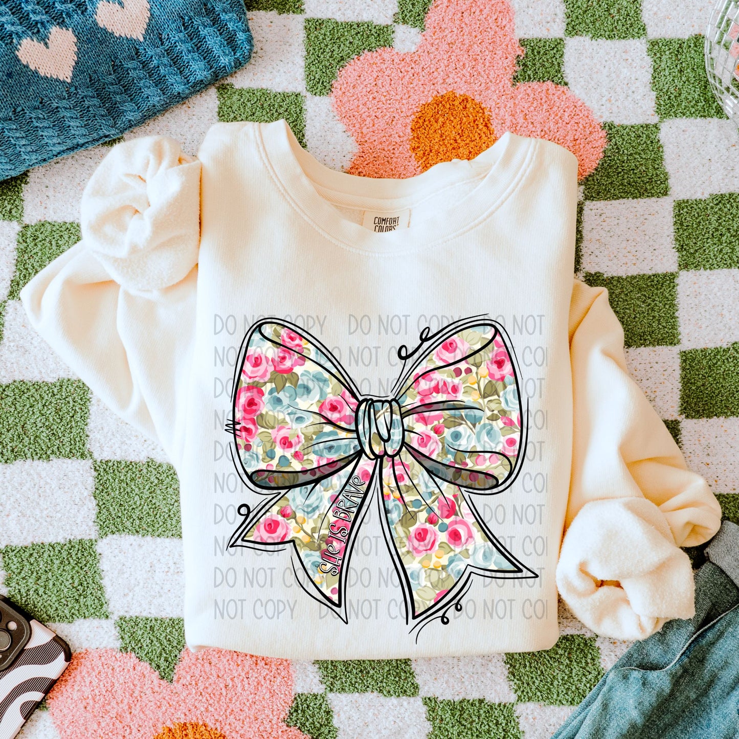 SHE IS BRAVE - DTF TRANSFER