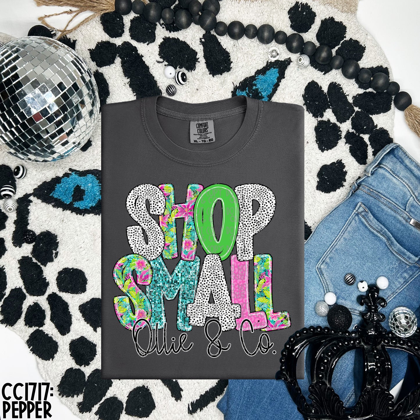 SHOP SMALL PREPPY TROPICAL PARADISE - CUSTOM TRANSFER