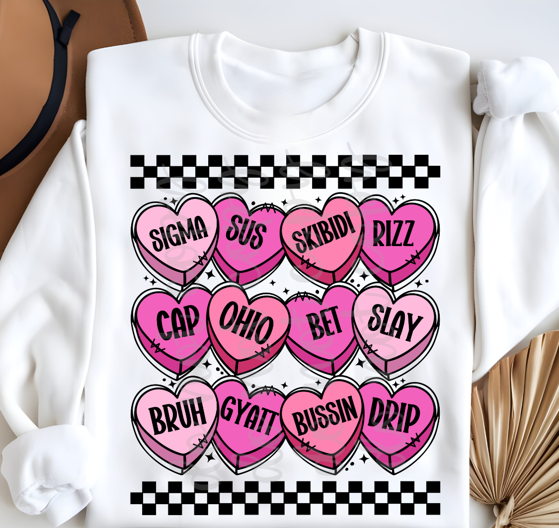 SKIBIDI VALENTINES - DTF TRANSFER