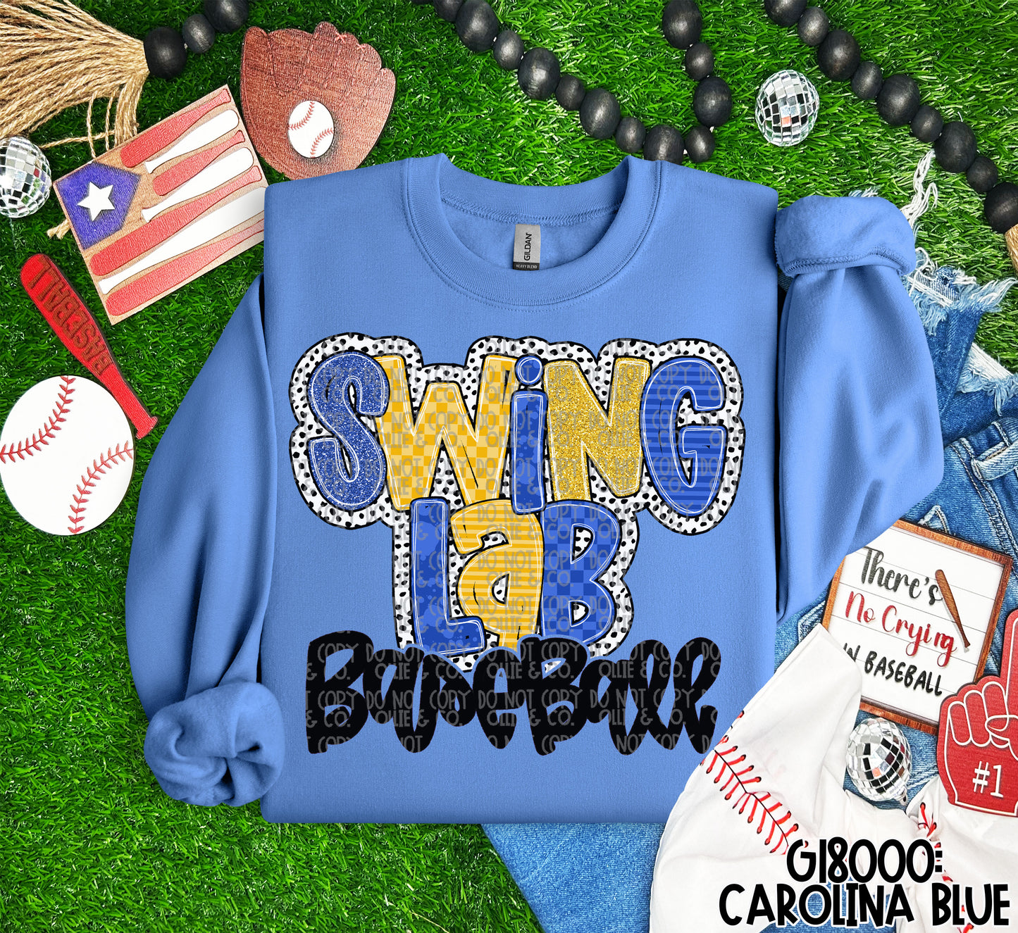SCHOOL SPIRIT ALPHA BASEBALL/SOFTBALL - MOCKUP ONLY