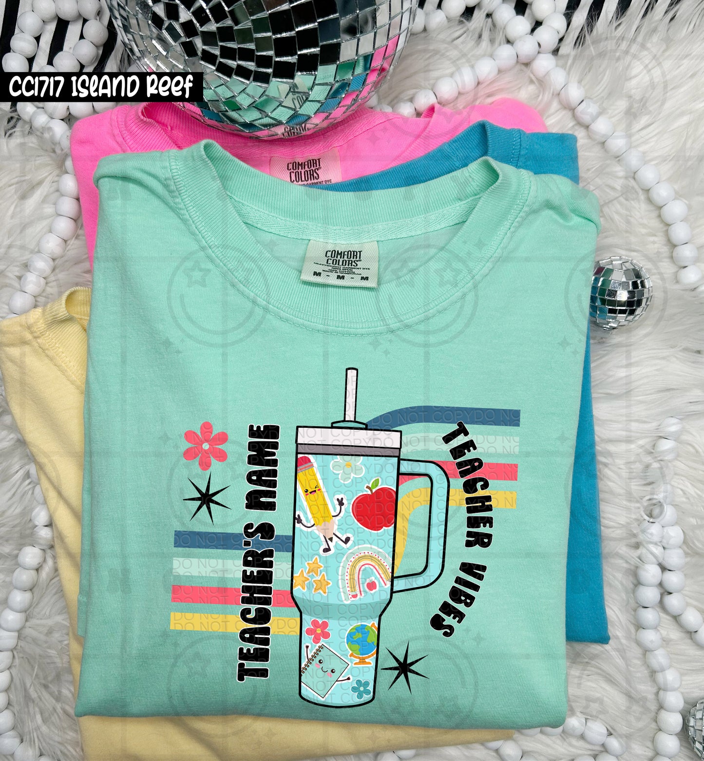 TEACHER'S NAME CUP - CUSTOM TRANSFER