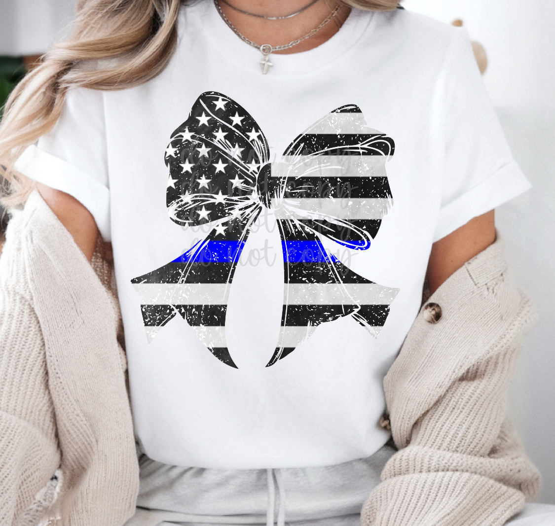 THIN BLUE LINE - DTF TRANSFER