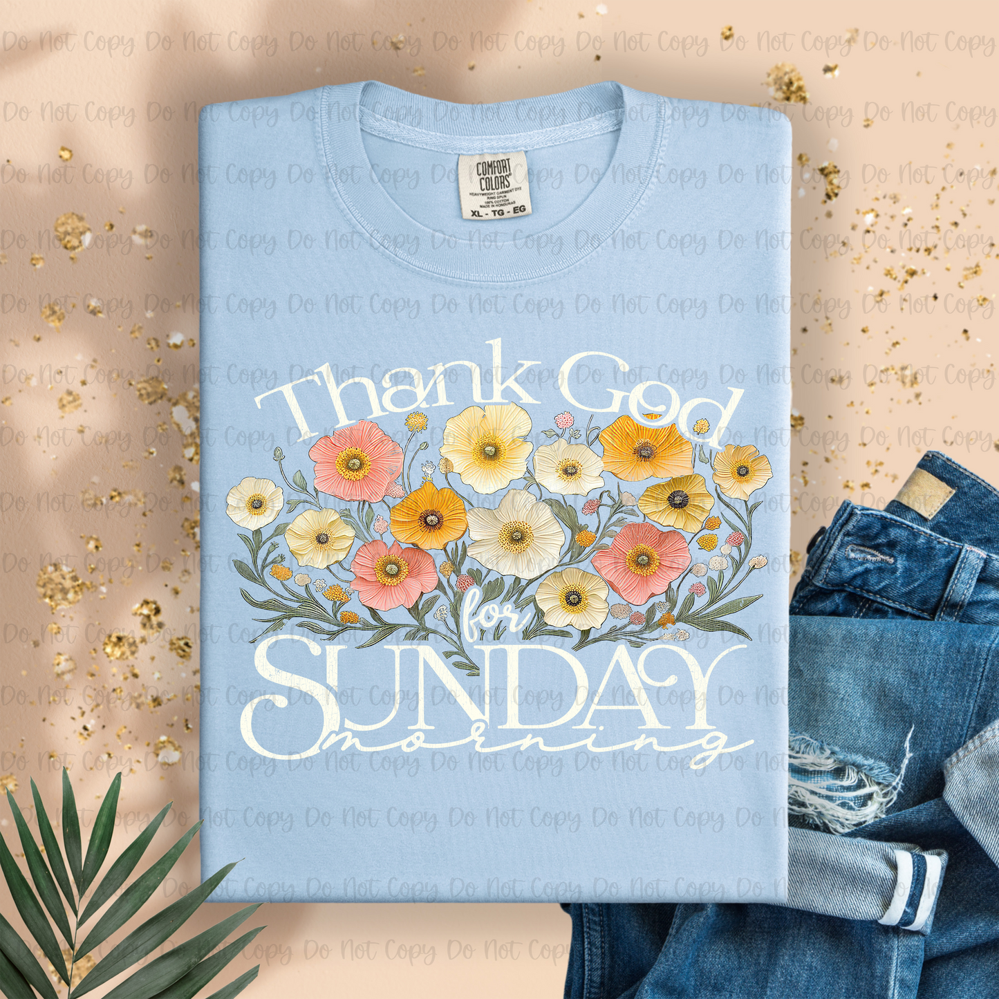 THANK GOD FOR SUNDAY - DTF TRANSFER