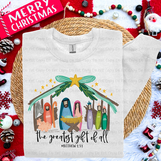 THE GREATEST GIFT OF ALL - DTF TRANSFER